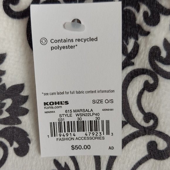 NWT SONOMA ZUMO GEO TACKED RUANA (CORAL & YELLOW / OS) - Picture 15 of 15